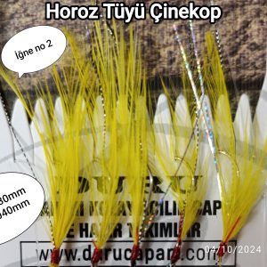 Horoz Tüyü Çinekop Çapari "Sarı"