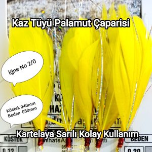 Kaz Tüyü Palamut Çaparisi "Sarı"