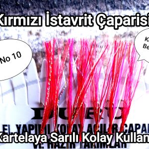 Duru İstavrit Çapari Kırmızı 7'li