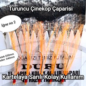 Çinekop Çaparisi Organze sim(Turuncu)